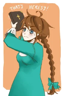 🙏 emoji Christ-chan malaclypse Telegram sticker 17 of 49