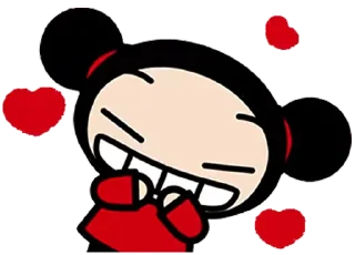 🥰 emoji pucca Telegram sticker 21 of 28