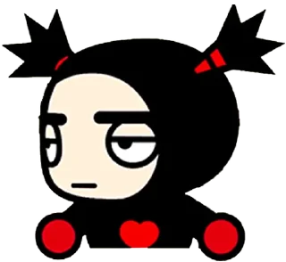 😑 emoji pucca Telegram sticker 10 of 28