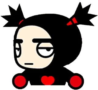 😑 emoji pucca Telegram sticker 9 of 28