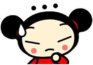 🫤 emoji pucca Telegram sticker 11 of 28