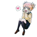 ❤️ emoji Toga Himiko Telegram sticker 16 of 84