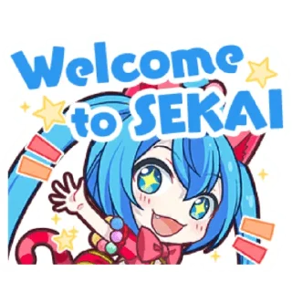 👋 emoji Project Sekai Miku Telegram sticker 17 of 35