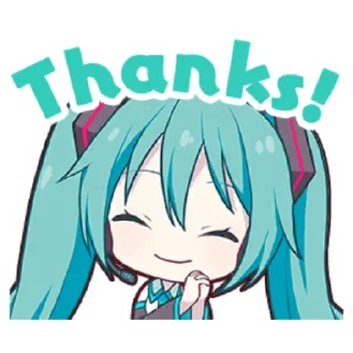 😊 emoji Project Sekai Miku Telegram sticker 7 of 35