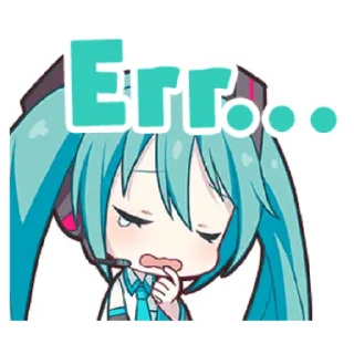 😩 emoji Project Sekai Miku Telegram sticker 5 of 35