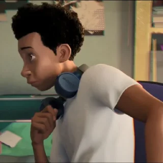 Sticker from Spider-Man Into The Spiderverse @NotAClue