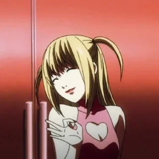 🖤 emoji misa amane Telegram sticker 16 of 27