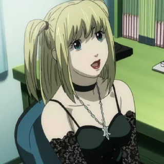🖤 emoji misa amane Telegram sticker 24 of 27