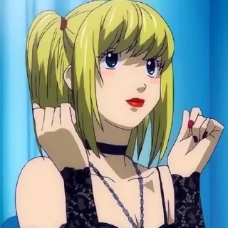 🖤 emoji misa amane Telegram sticker 10 of 27