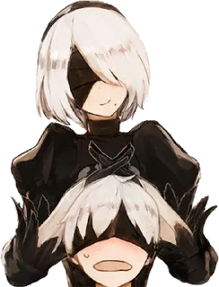 Sticker from 2B by @Nihilistic