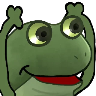 🙌 emoji Worry Froge @PeepoHD Telegram sticker 8 of 120