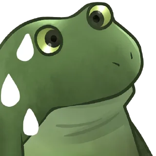 😰 emoji Worry Froge @PeepoHD Telegram sticker 6 of 120