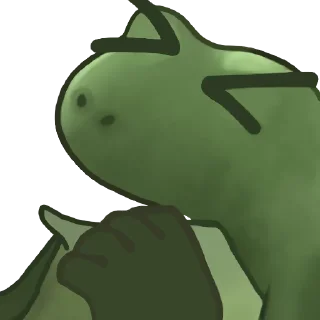 😆 emoji Worry Froge @PeepoHD Telegram sticker 9 of 120