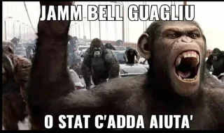 ⚔ emoji Il Pianeta delle Scimmie - @Agromannaro Telegram sticker 18 of 25