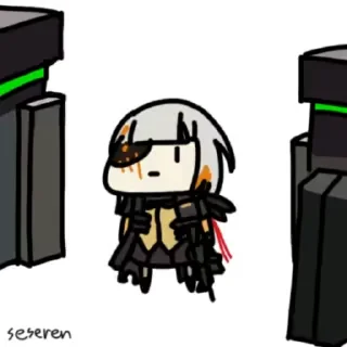 😐 emoji GFL Seseren by @tac_drop Telegram sticker 8 of 50