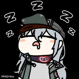 😴 emoji GFL Seseren by @tac_drop Telegram sticker 19 of 50
