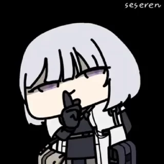 🤫 emoji GFL Seseren by @tac_drop Telegram sticker 7 of 50