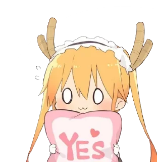 👍 emoji Kobayashi Telegram sticker 14 of 83