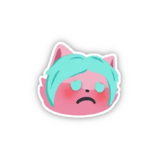 ☹ emoji riku's blobs (nano) Telegram sticker 13 of 23