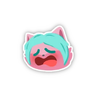 😫 emoji riku's blobs (nano) Telegram sticker 14 of 23
