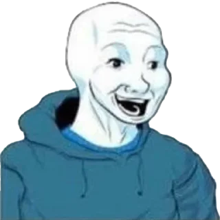 😀 emoji unusual wojak pack Telegram sticker 8 of 120
