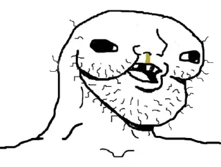 🥴 emoji unusual wojak pack Telegram sticker 23 of 120