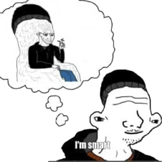 🥴 emoji unusual wojak pack Telegram sticker 9 of 120