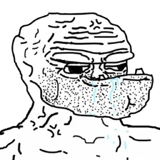 🥴 emoji unusual wojak pack Telegram sticker 24 of 120