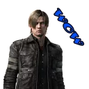 😃 emoji Leon s kennedy Telegram sticker 19 of 69