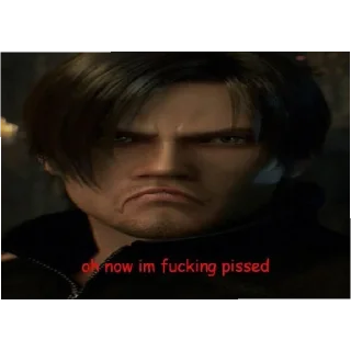 Sticker from Leon kennedy fun
