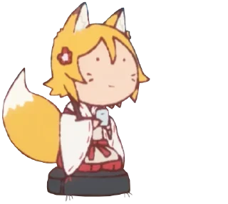 Sticker from Sewayaki Kitsune no Senko-san ED
