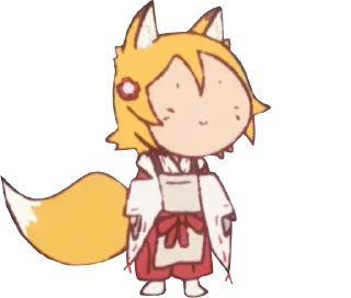 Sticker from Sewayaki Kitsune no Senko-san ED