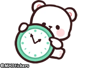 ⏱ emoji @MHStickers Bears in Love Emoji 1 Telegram sticker 16 of 42