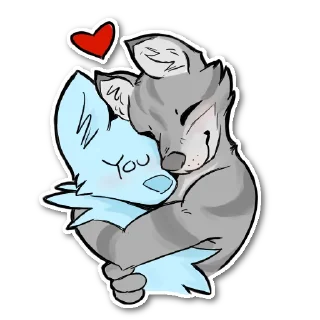 Sticker from hug