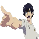 👆 emoji anime Telegram sticker 21 of 32