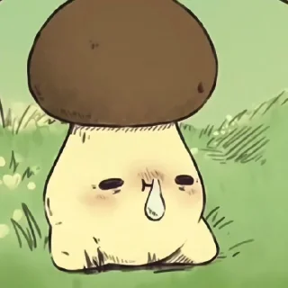 🍄 emoji . ࣪蘑菇Kinoko Mood ֶָ⬩ @Over_Flower , @darknesroom Telegram sticker 3 of 20