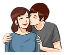 Sticker from The Kissing