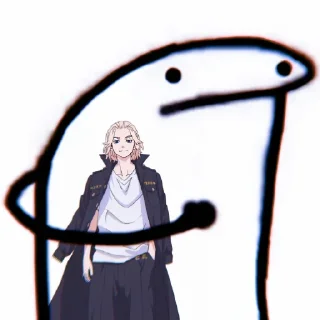 Sticker from 我没有笑.