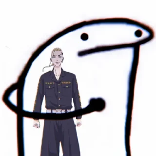 Sticker from 我没有笑.