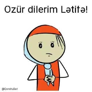 😕 emoji Nur ve Lətifə @Qonshubot Telegram sticker 14 of 31