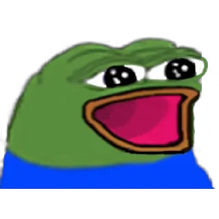 😁 emoji Peepo frog by @ne_sirozhka Telegram sticker 8 of 26