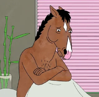Sticker from BoJack Horseman