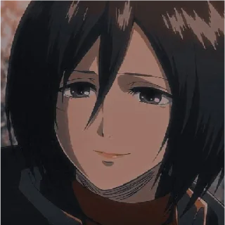 😁 emoji mikasa arckerman @grctrix Telegram sticker 3 of 17
