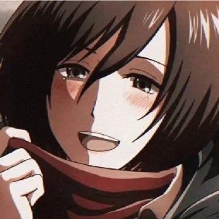 😁 emoji mikasa arckerman @grctrix Telegram sticker 14 of 17