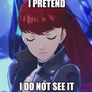 🅿️ emoji Persona Memes Multipack Telegram sticker 10 of 76