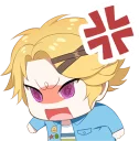 😠 emoji Mystic Messenger LINE Telegram sticker 14 of 45