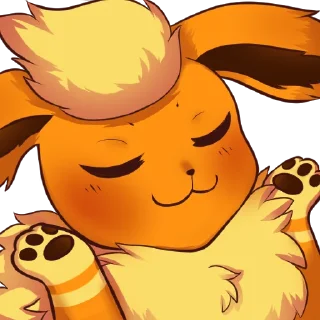 🤷 emoji Vovo Flareon Telegram sticker 17 of 47