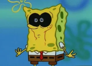 😳 emoji spongebob Telegram sticker 12 of 18