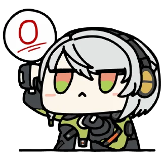 0️⃣ emoji Zenless Zone Zero Animated | @KyouinArchive Telegram sticker 14 of 30