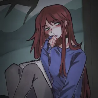 😞 emoji Эшли кампбелл Telegram sticker 9 of 27